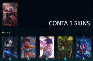 CONTA OURO/PRATA MMR (LEIA A DESCRIÇÃO) - League of Legends LOL