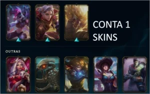 CONTA OURO/PRATA MMR (LEIA A DESCRIÇÃO) - League of Legends LOL