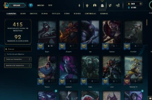 Conta LoL Vários Champions, 256 Skins - League of Legends