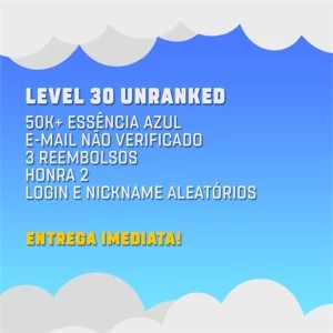 Conta Unranked League of Legends nvl30 50K essência+ LOL