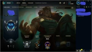 CONTA NVL 95 COM 40K EA 57 CHAMPS E 18 SKINS POR R$105,99 - League of Legends LOL