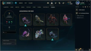 (TROCO) Conta de LOL por itens d CSGO - League of Legends