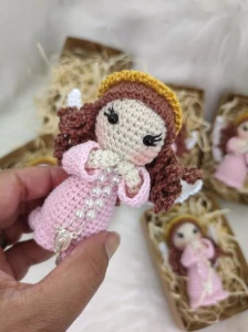 Anjinha em Crochê - Artesanato e Personalizados