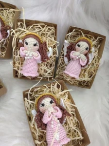 Anjinha em Crochê - Artesanato e Personalizados