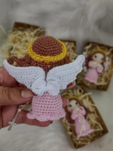 Anjinha em Crochê - Artesanato e Personalizados