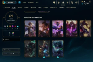 Conta Diamante 2 Com 27K De Ea E 62 Skins Nivel 66 - League of Legends LOL