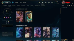 Conta lol 61 Skins 13 Chroma - League of Legends