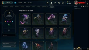 Conta lol 61 Skins 13 Chroma - League of Legends