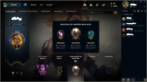 CONTA LOL MESTRE - League of Legends