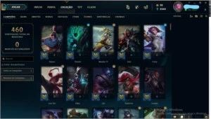 Conta de Lol ex platina,atualmente gold. - League of Legends