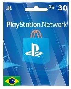 Cartão Presente PSN R$30,00 Playstation Network Card (BR) - Gift Cards