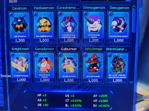 Conta com Alphamon Ouryuken Awaken LADMO - Digimon Masters Online