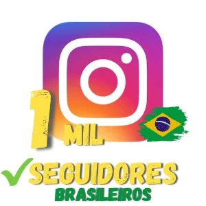 Seguidores Brasileiros (com reposição) - Redes Sociais