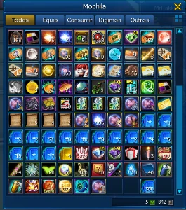 Conta ladmo  com  aox, slash angemon, shoutmon omega .x5 . - Digimon Masters Online