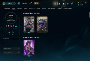 Contas Nfa League Of Legends 30 A 300 Skins LOL