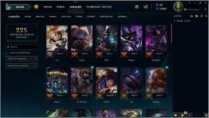CONTA LOL UNRANKED LVL 50 CONTENDO 54 CHAMPS E SKINS - League of Legends