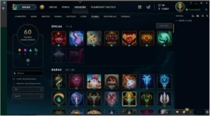 CONTA LOL UNRANKED LVL 50 CONTENDO 54 CHAMPS E SKINS - League of Legends