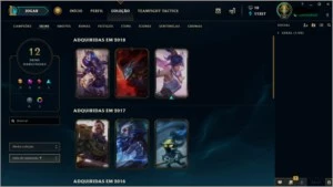 CONTA LOL UNRANKED LVL 50 CONTENDO 54 CHAMPS E SKINS - League of Legends
