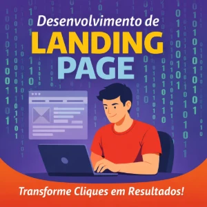 Criação de Landing Page - Responsivo e Profissional - Serviços Digitais