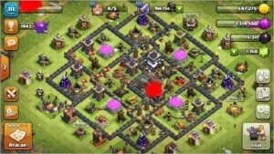 CV9 bem upada 5 construtores e 1000 gemas - Clash of Clans