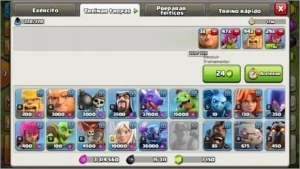 CV9 bem upada 5 construtores e 1000 gemas - Clash of Clans