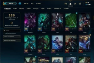 Conta Full skins prata 4 - League of Legends LOL