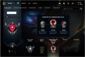 Conta Full skins prata 4 - League of Legends LOL