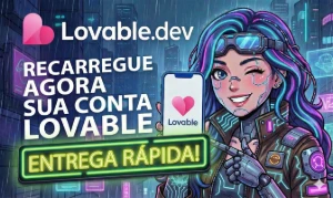 Lovable IA - Recarga(SUA CONTA 200 Créditos)