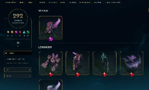 Conta Lol mestre 300 pdL, Nível 612, 319 skins - League of Legends