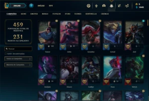 Conta prata 2 com 150 Champs e 118 Skins - League of Legends LOL