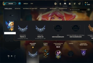 Conta prata 2 com 150 Champs e 118 Skins - League of Legends LOL