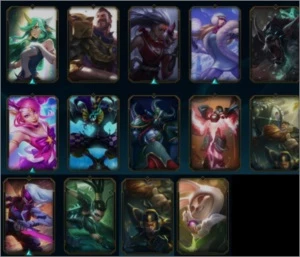 Conta Season 2 + Icones e Skins Unicas - League of Legends LOL