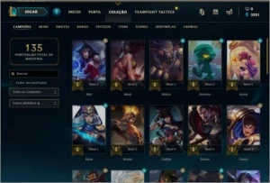 Conta Platina 1| 44 Champs - League of Legends LOL