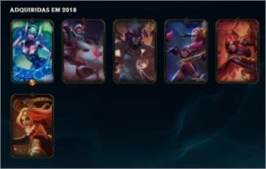 Conta TOP várias skins e campeões - League of Legends LOL