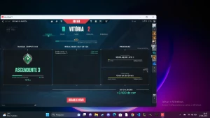 Ascendente 3, 10 Vandal 2 Phatom E 6 Facas - Valorant