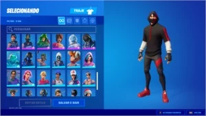 CONTA FORTNITE IKONIK E GLOW + 88 Skins (APENAS PC)