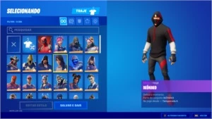CONTA FORTNITE IKONIK E GLOW + 88 Skins (APENAS PC)