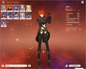 DILUC + KEQING + XINGQIU - RA 17 + 1200 GEMS - Genshin Impact