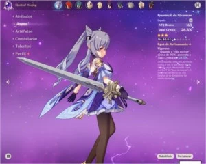 DILUC + KEQING + XINGQIU - RA 17 + 1200 GEMS - Genshin Impact
