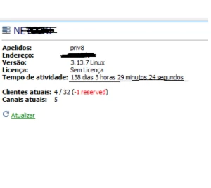 1 ano de hospedagem TEAMSPEAK (TS3) - Outros