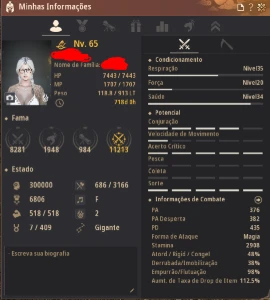 Conta Black Desert Sa 819 Gs 381 Pa, 439 Dp Nao Steam