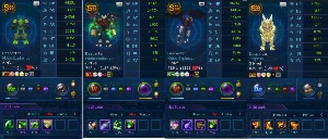 Conta Ladmo Alpha 1 Rank U, 5 Sss+, 4 Sss - Digimon Masters Online
