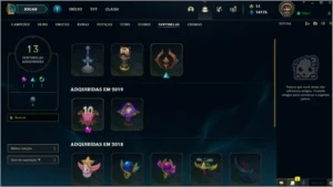 Conta D4 - S8 72% w/r - League of Legends LOL