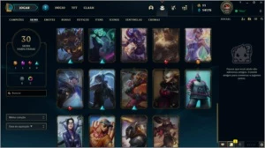Conta D4 - S8 72% w/r - League of Legends LOL