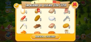 Farms Apoio lv 15-18 Celeiro 3K+ - Hay Day