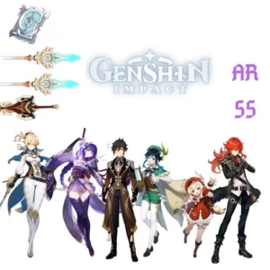 6 Personagens + 3 Armas ⭐⭐⭐⭐⭐⭐ - Genshin Impact