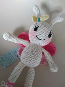 Amigurumi Borboleta Cristal - Artesanato e Personalizados