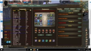 Vendo Mercenário - Arcádia set r8 up3 . perfeito estado - Perfect World PW