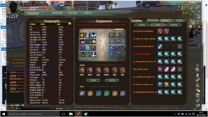 Vendo Mercenário - Arcádia set r8 up3 . perfeito estado - Perfect World PW