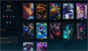 CONTA PLATINA BARATA - League of Legends LOL